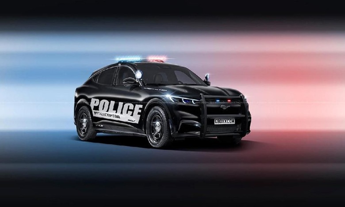 Jika Ford Mustang Mach-E Berseragam Polisi