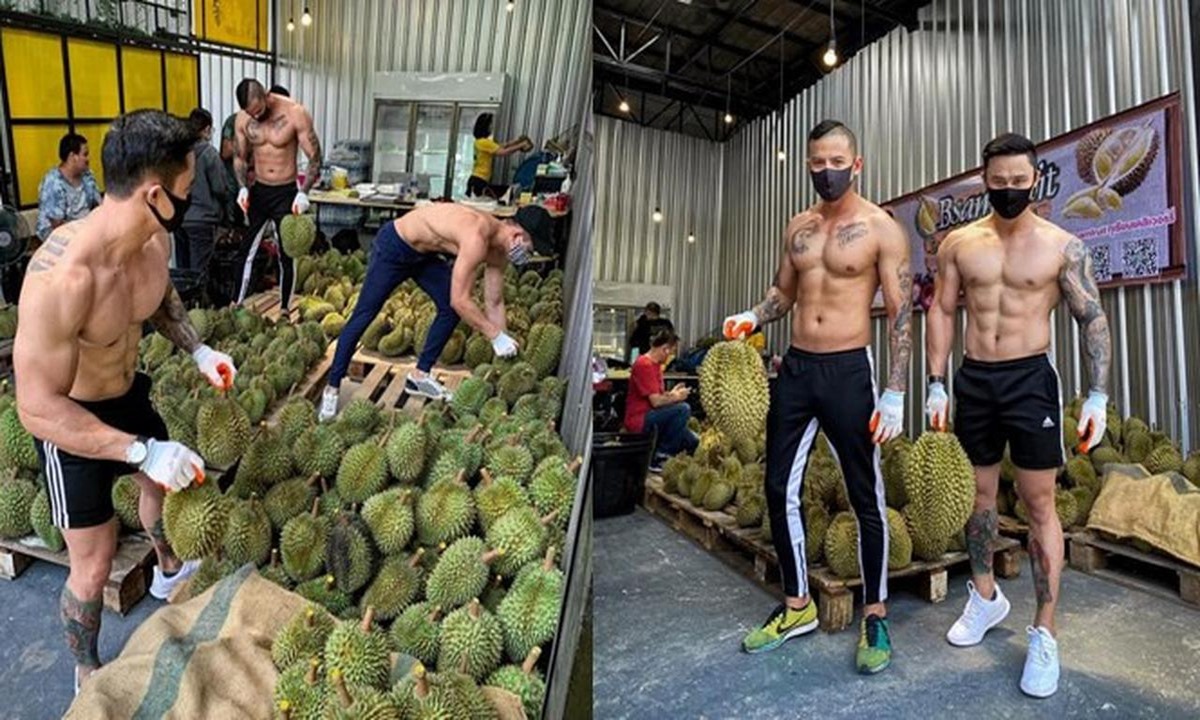 Pelatih Gym Alih Profesi Jadi Penjual Durian