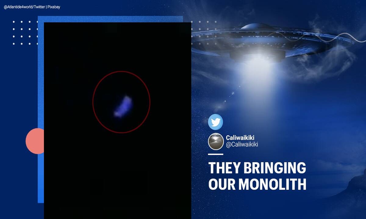 UFO Berwarna Biru Lintasi Langit Hawaii
