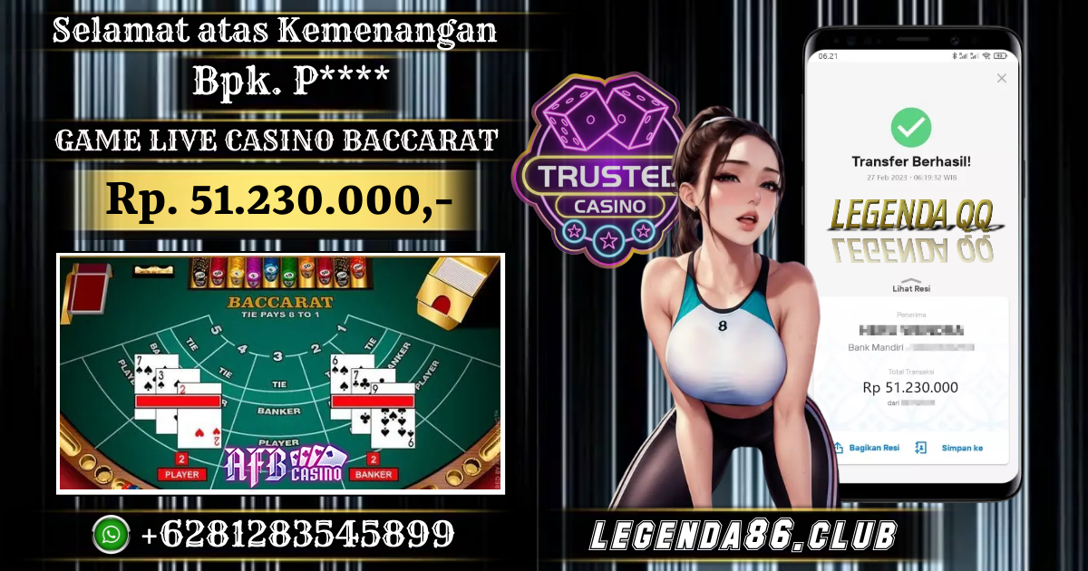 PKV Live Casino | BACCARAT Win 51jt