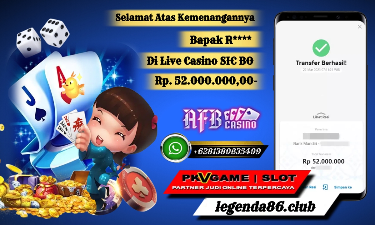 PKV Live Casino SIC BO | WIN 52jt