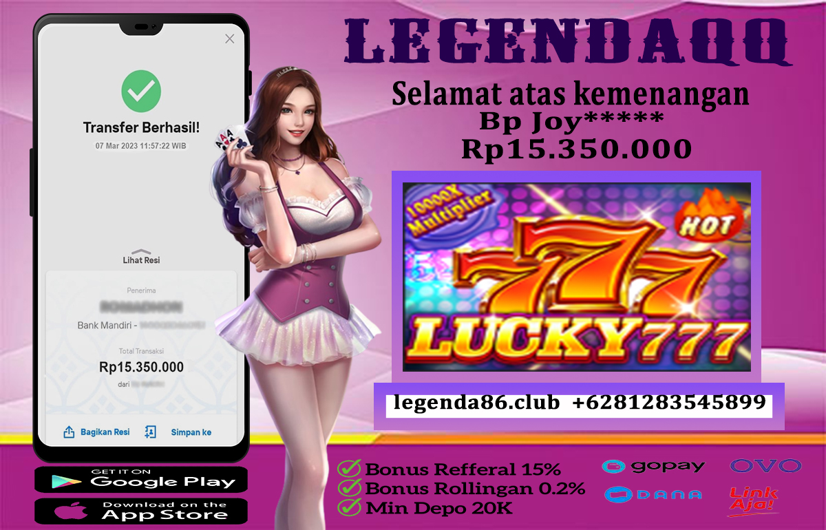 Slot Lucky777 Gacor Di Legendaqq