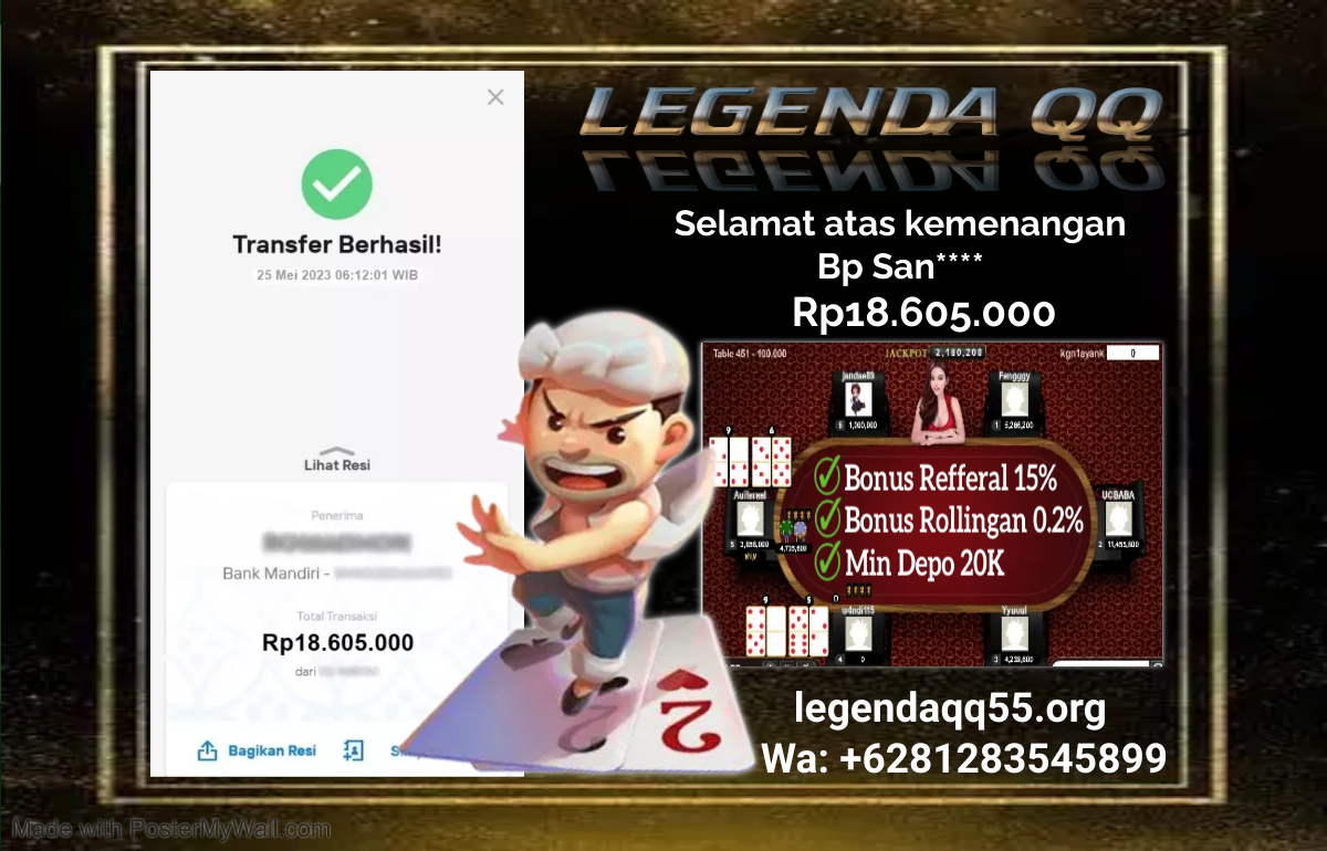 Domino99 Makin Hari Makin Gacor Di Legendaqq